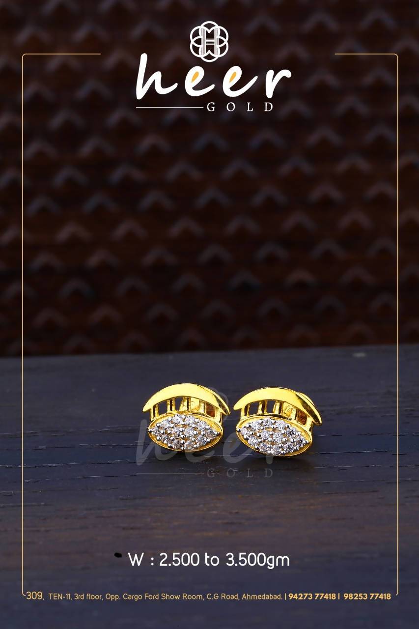 CZ Casting Earrings Sarafa Bazar