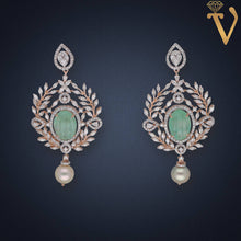 Diamond Pendant Set-SPV04112 Sarafa Bazar India