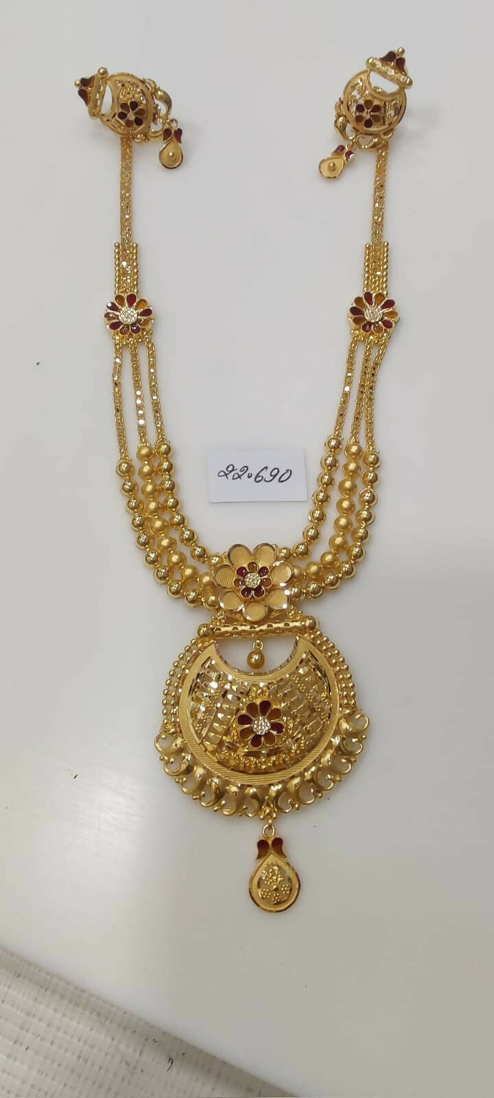 Gold Necklace Sarafa Bazar India