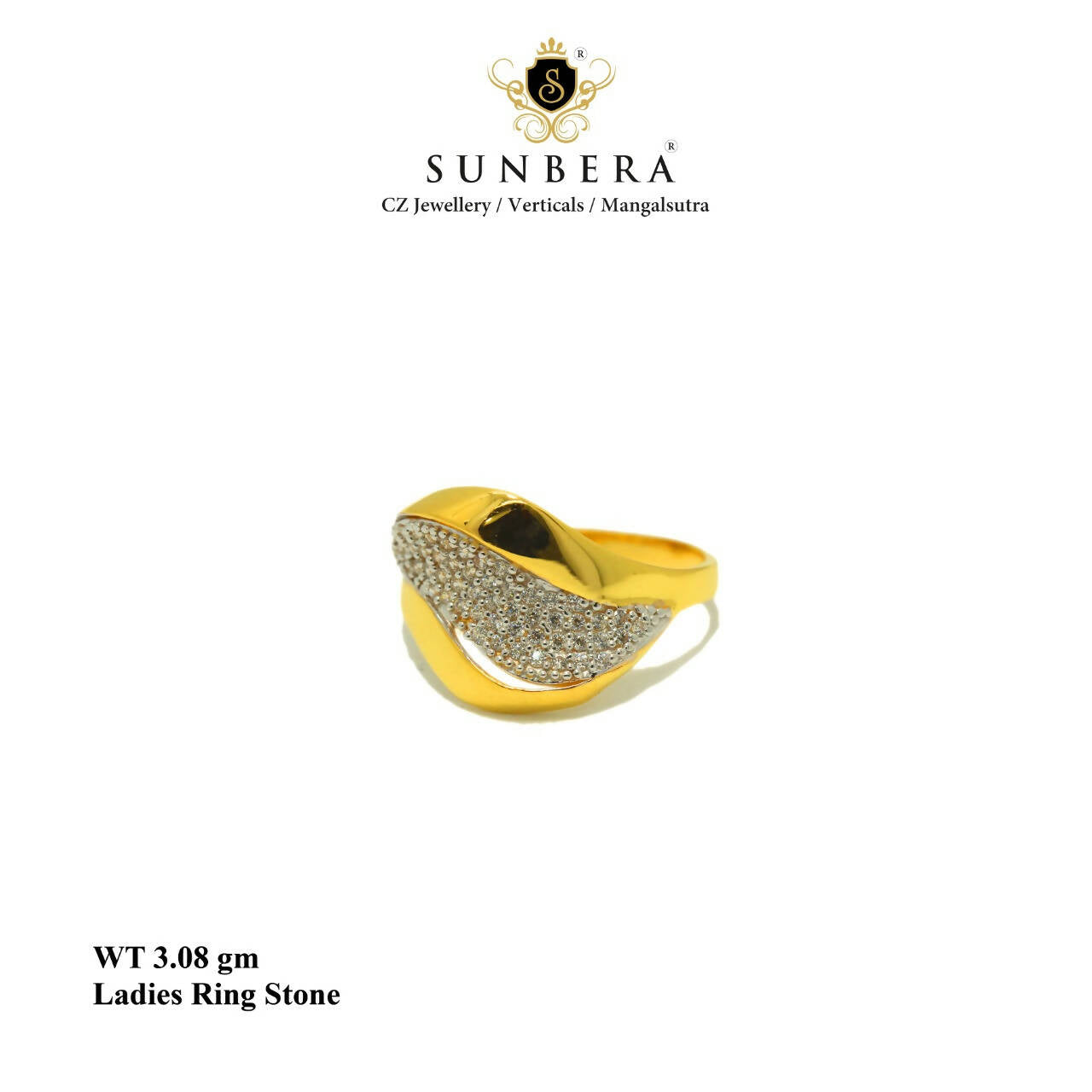 Ladies Stone Ring Sarafa Bazar India