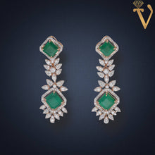 Diamond Necklace Set-NKB12322 Sarafa Bazar India