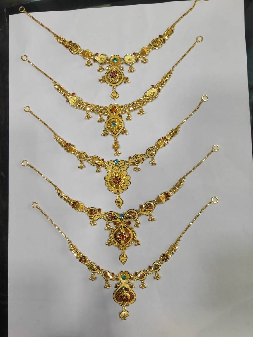 Gold Kanthi Set Sarafa Bazar