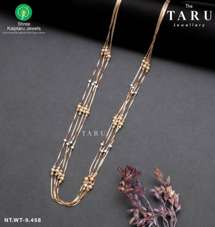 Italian Rose Gold Ladies Chain Sarafa Bazar India