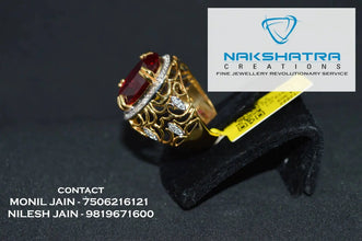 CZ Casting Gents Ring Sarafa Bazar India