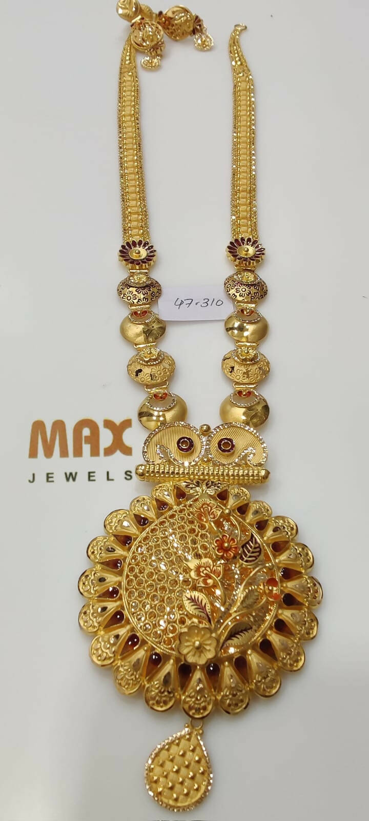 Gold Long Set Sarafa Bazar India