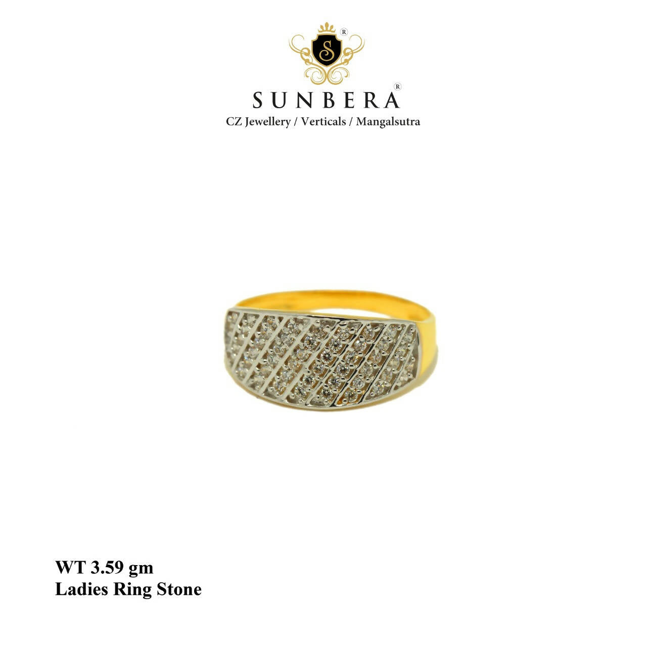 Ladies Stone Ring Sarafa Bazar India