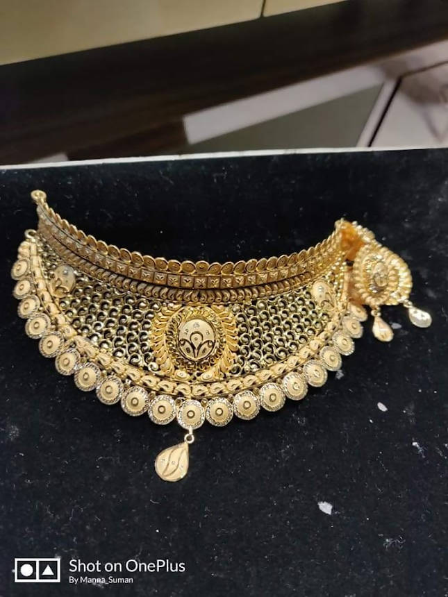 Gold Choker Sarafa Bazar India