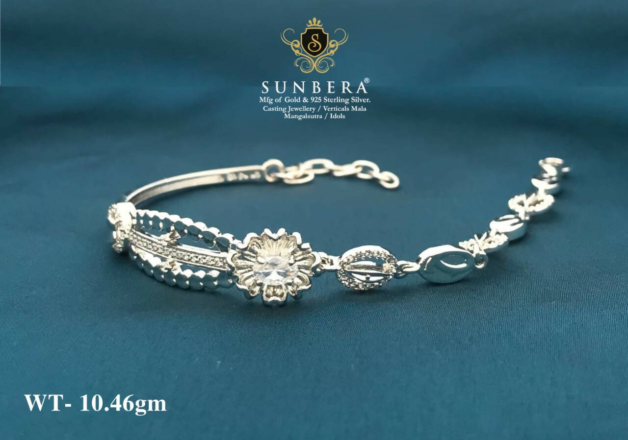 925 Silver Ladies Bracelet Sarafa Bazar India