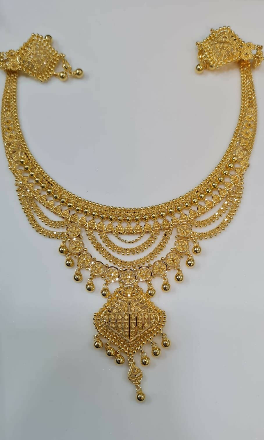 Gold Necklace Sarafa Bazar India