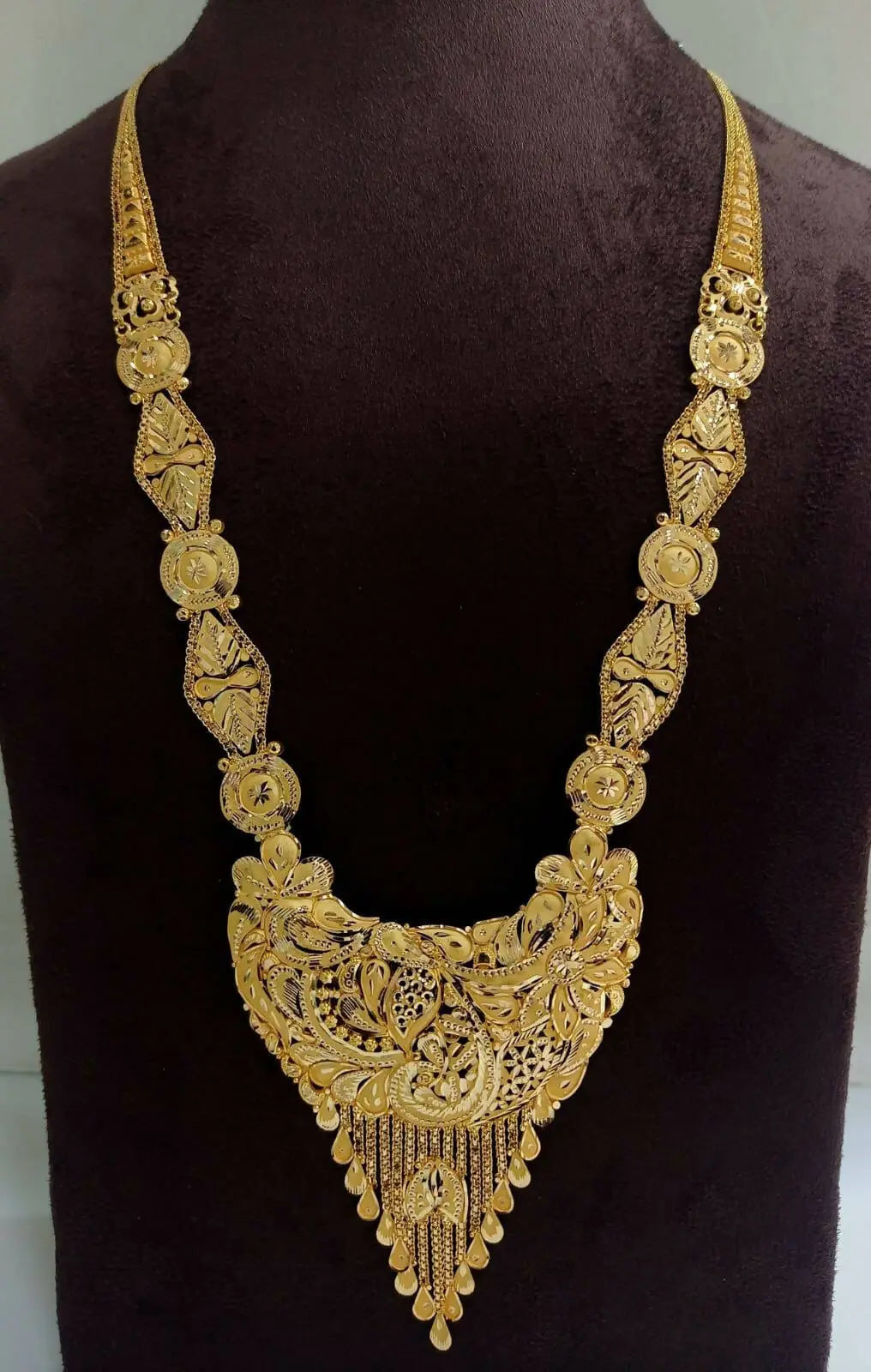 Gold Long Set Sarafa Bazar India