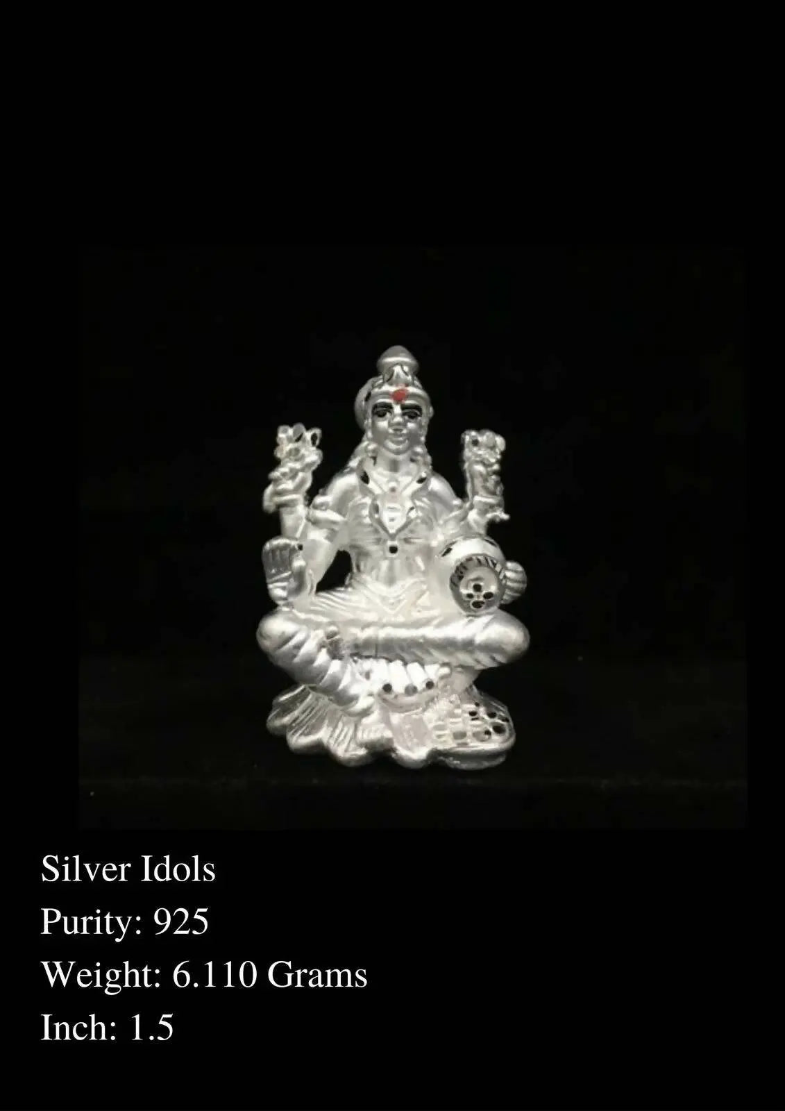 925 Silver Idols Sarafa Bazar India