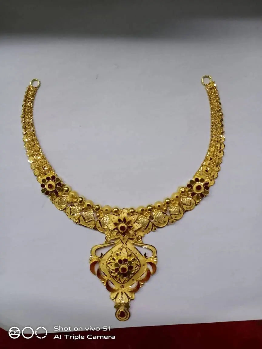 Gold Necklace Sarafa Bazar India