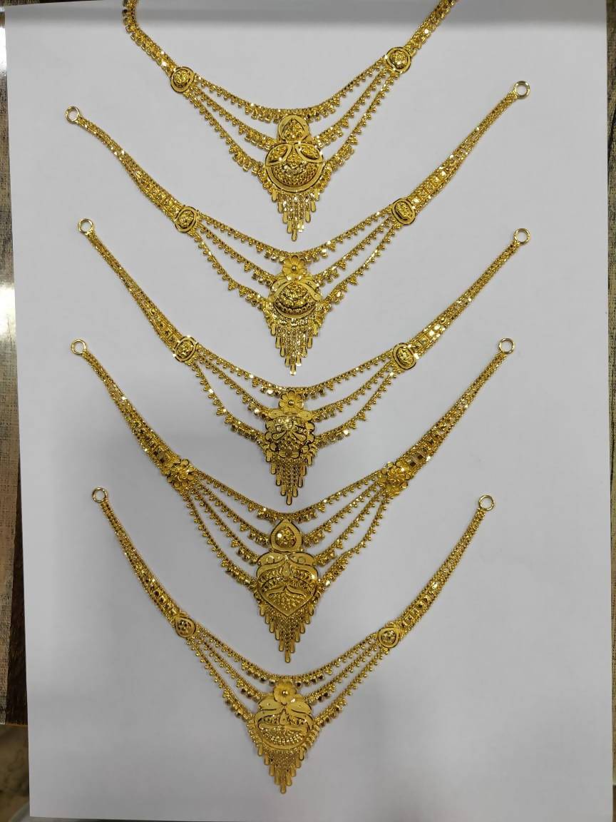 Gold Kanthi Set Sarafa Bazar