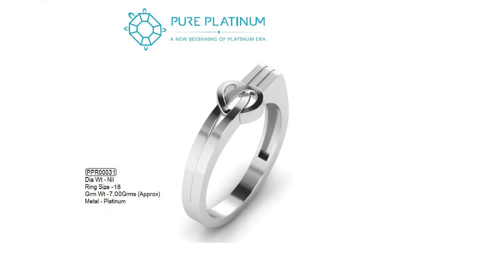 Platinum Ring Sarafa Bazar India