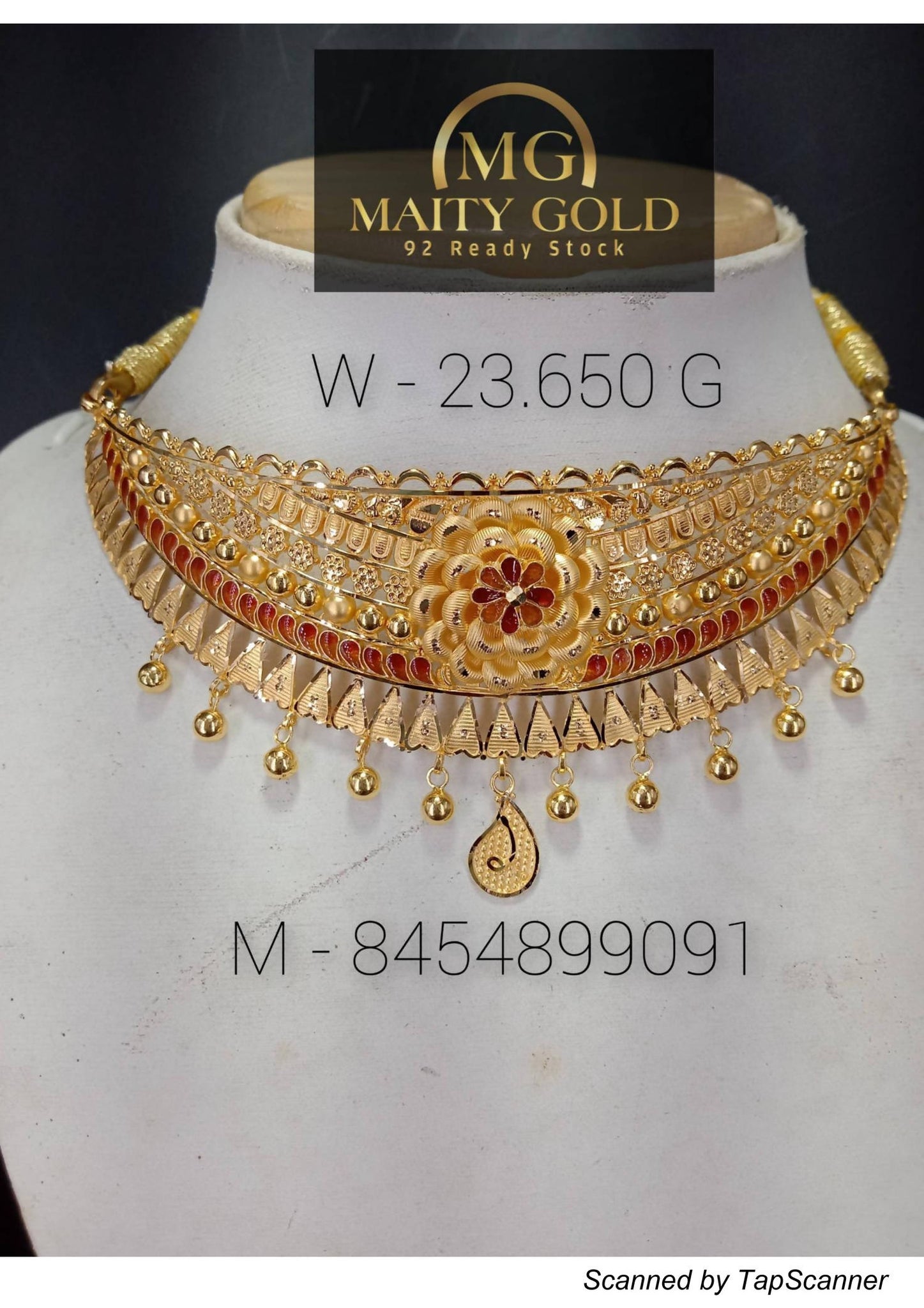 Gold Choker Sarafa Bazar India