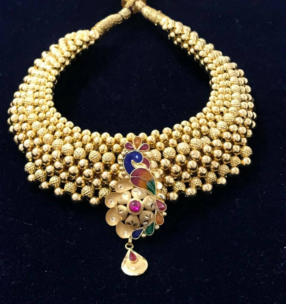 Light Weight Ghalsari Necklace Sarafa Bazar India