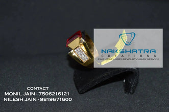 CZ Casting Gents Ring Sarafa Bazar India