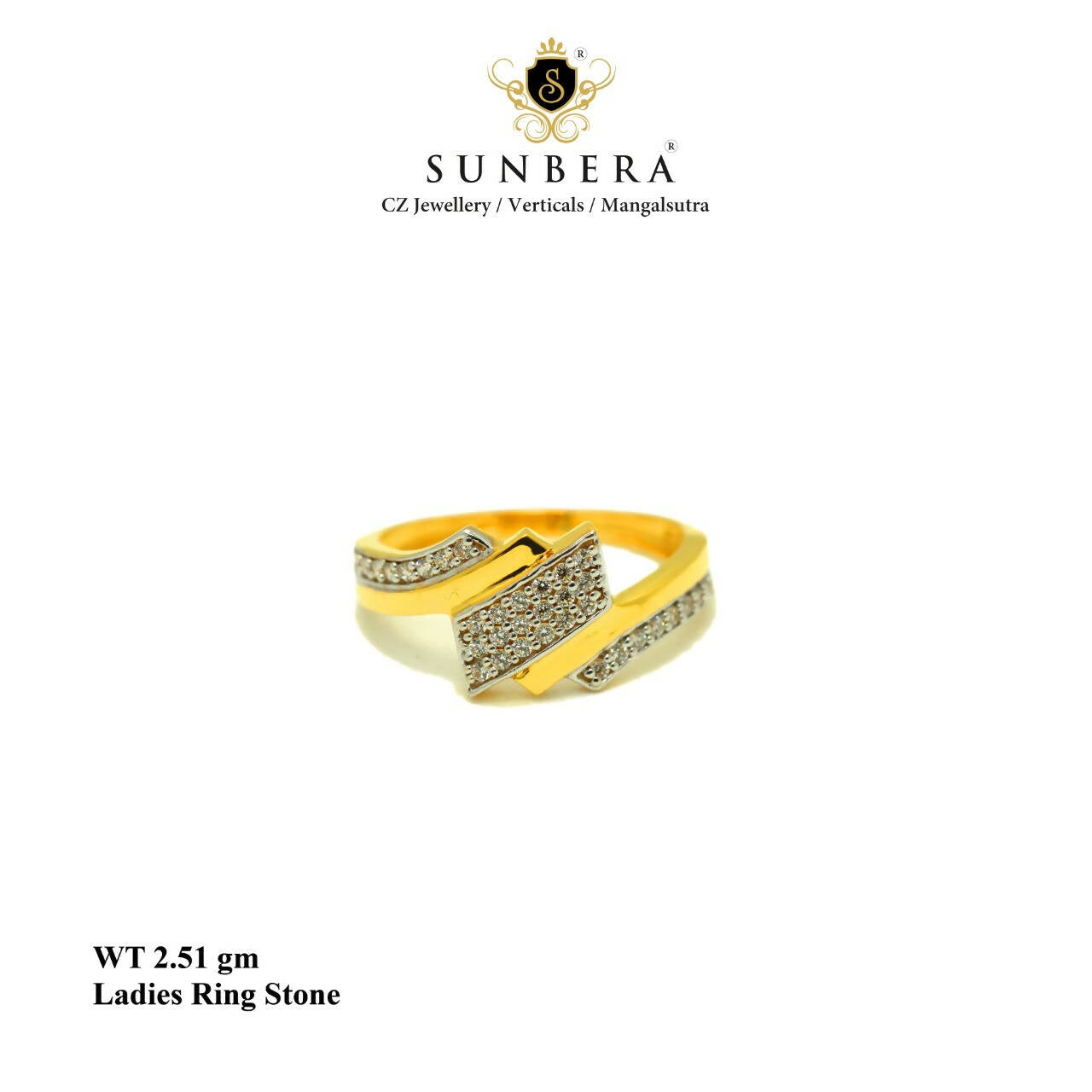 Ladies Stone Ring Sarafa Bazar India