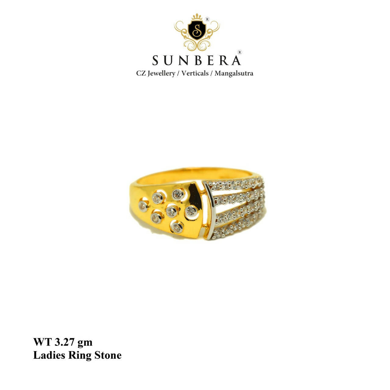 Ladies Stone Ring Sarafa Bazar India