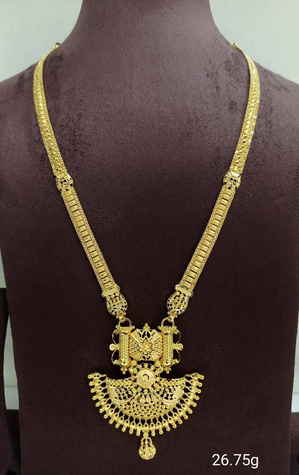 Gold Long Set Sarafa Bazar India