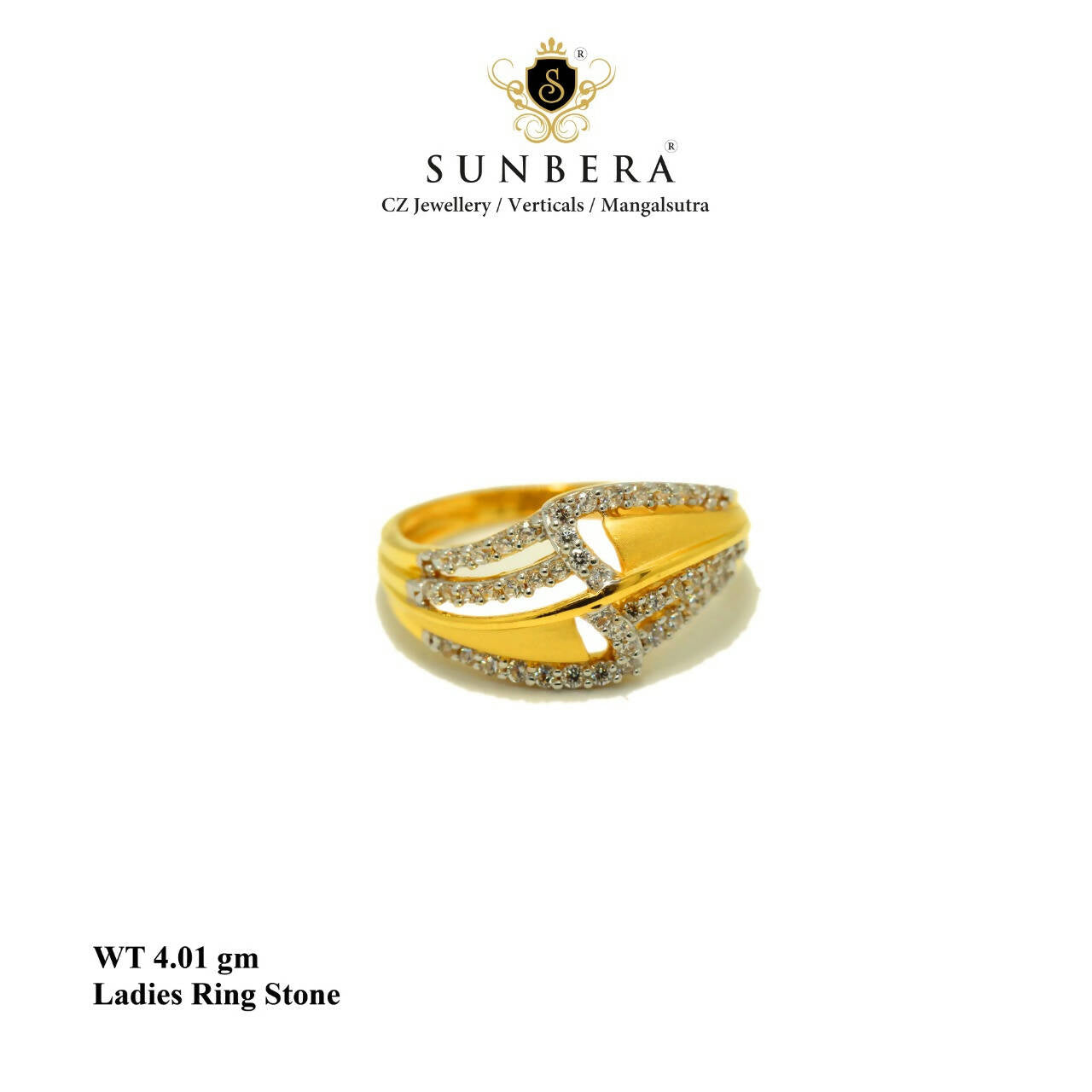 Ladies Stone Ring Sarafa Bazar India