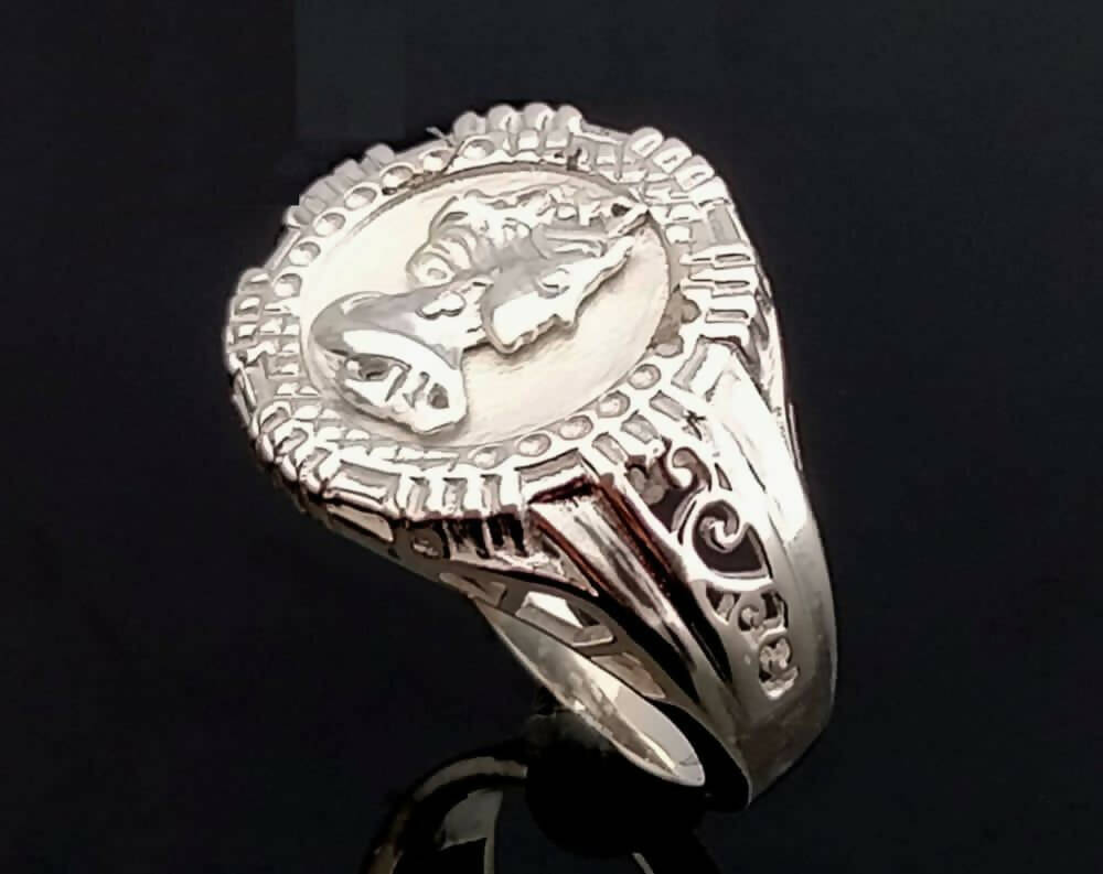 925 Silver Bahubali Ring