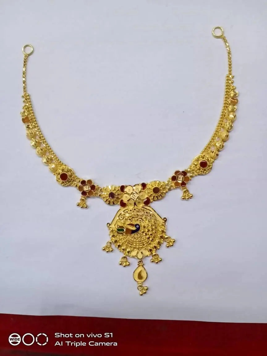 Gold Necklace Sarafa Bazar India