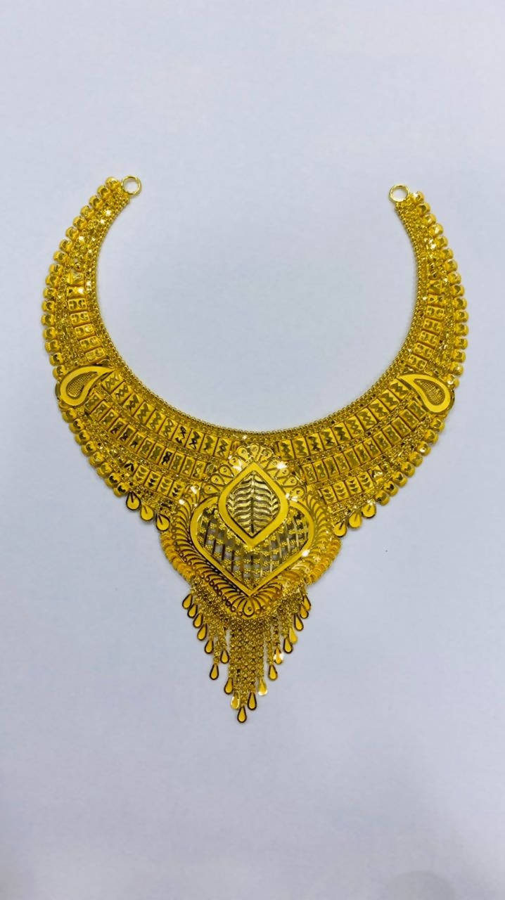 Gold Necklace Sarafa Bazar India