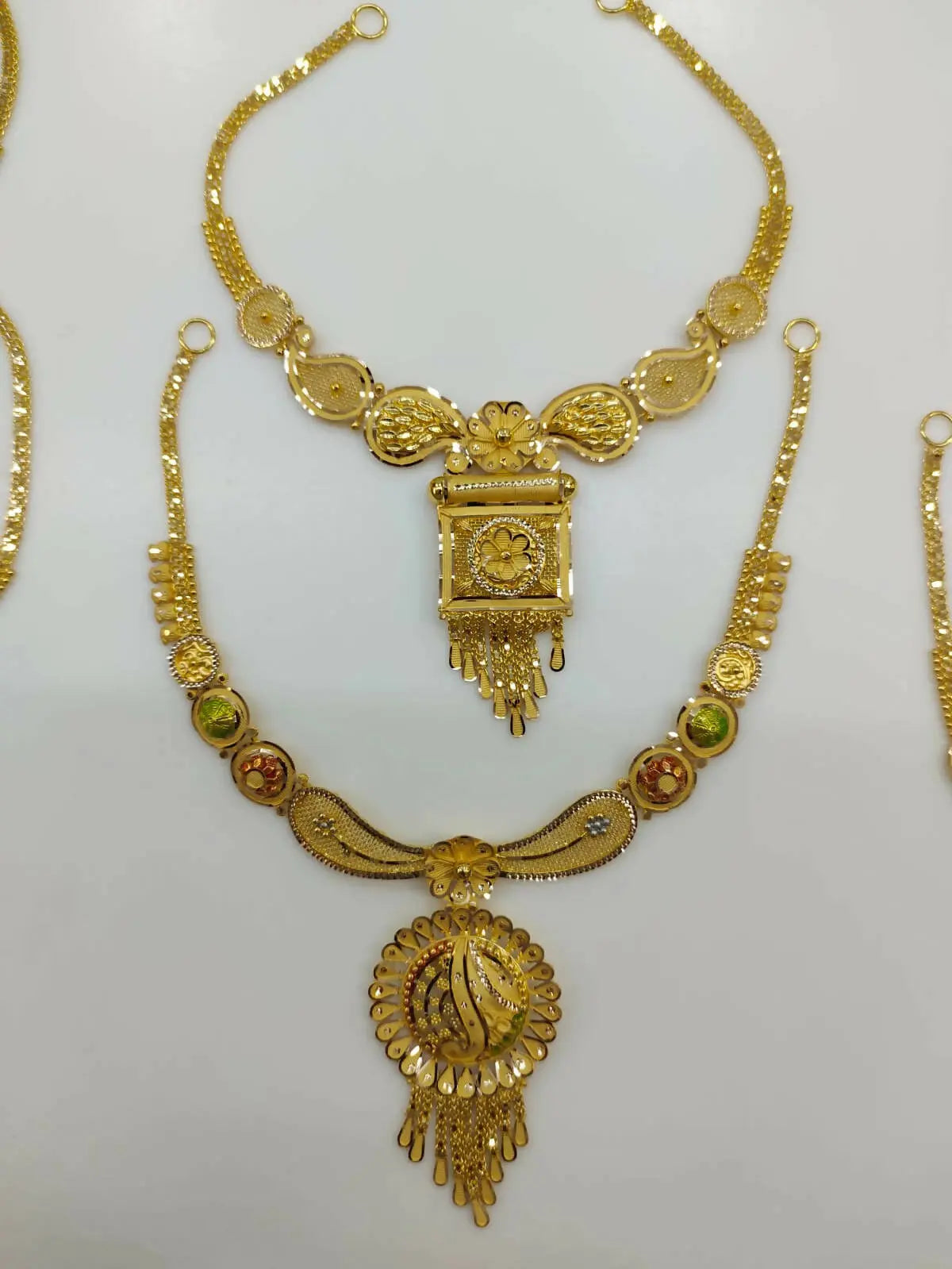 Gold Necklace Sarafa Bazar India