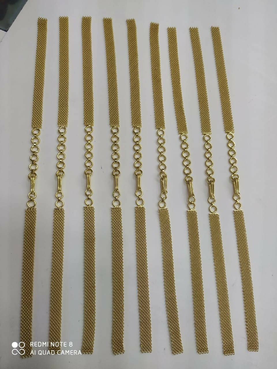 18kt Diamond Necklace Back Chains Sarafa Bazar India