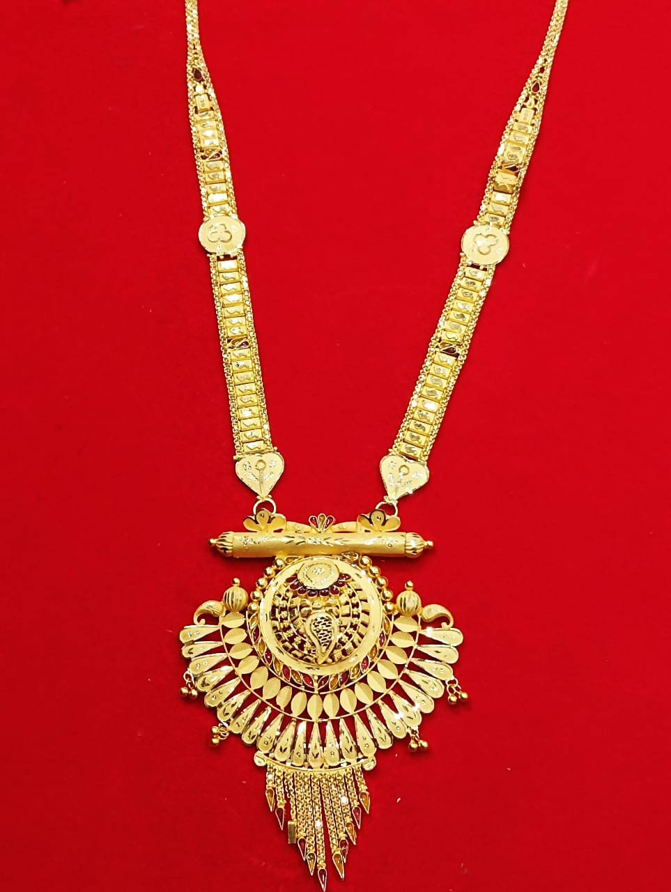 Gold Long Set Sarafa Bazar India