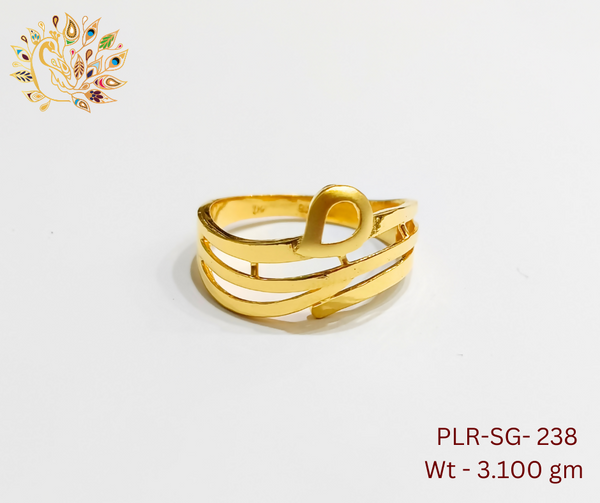 PLR-SG-238 - Plain Casting Ladies Ring – Sarafa Bazar India