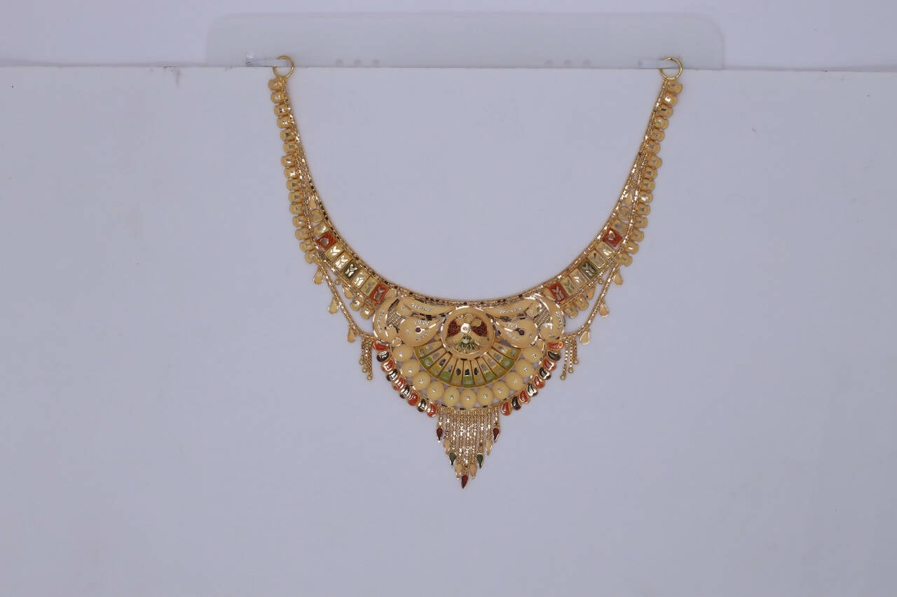 Gold Necklace Sarafa Bazar India