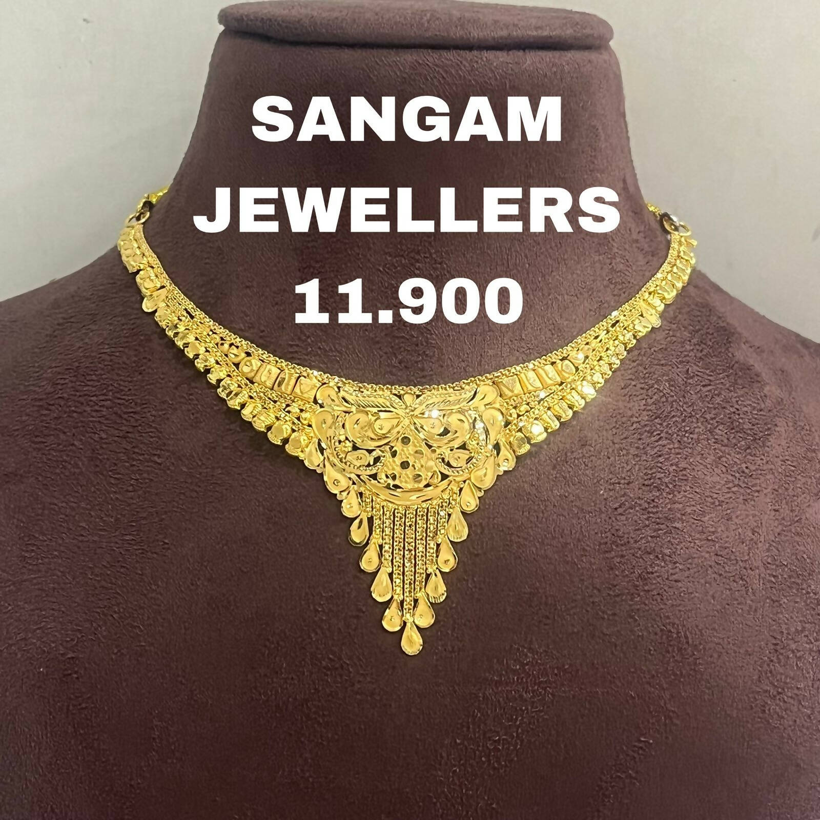 Gold Necklace Sarafa Bazar India