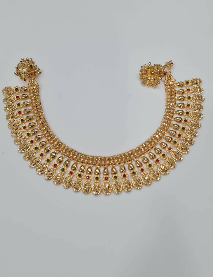 Gold Necklace Sarafa Bazar India