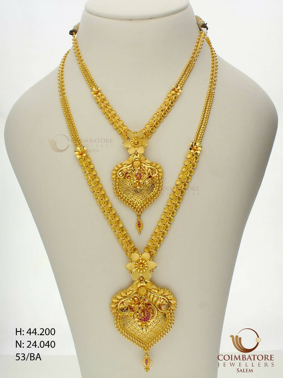 Gold Necklace & Long Set Sarafa Bazar India