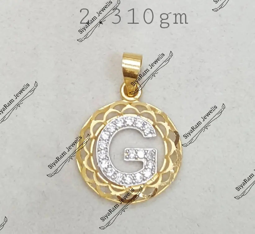 CZ Casting Pendant Sarafa Bazar India