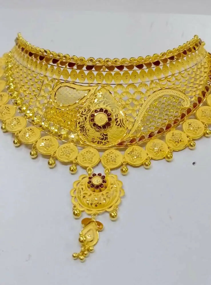 Gold Choker Sarafa Bazar India