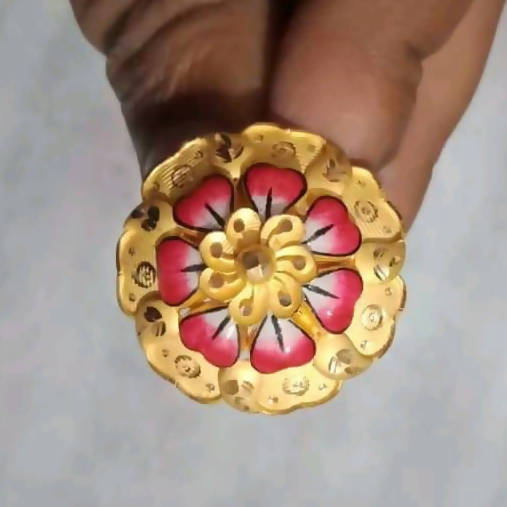 Handmade Plain Gold Ladies Ring