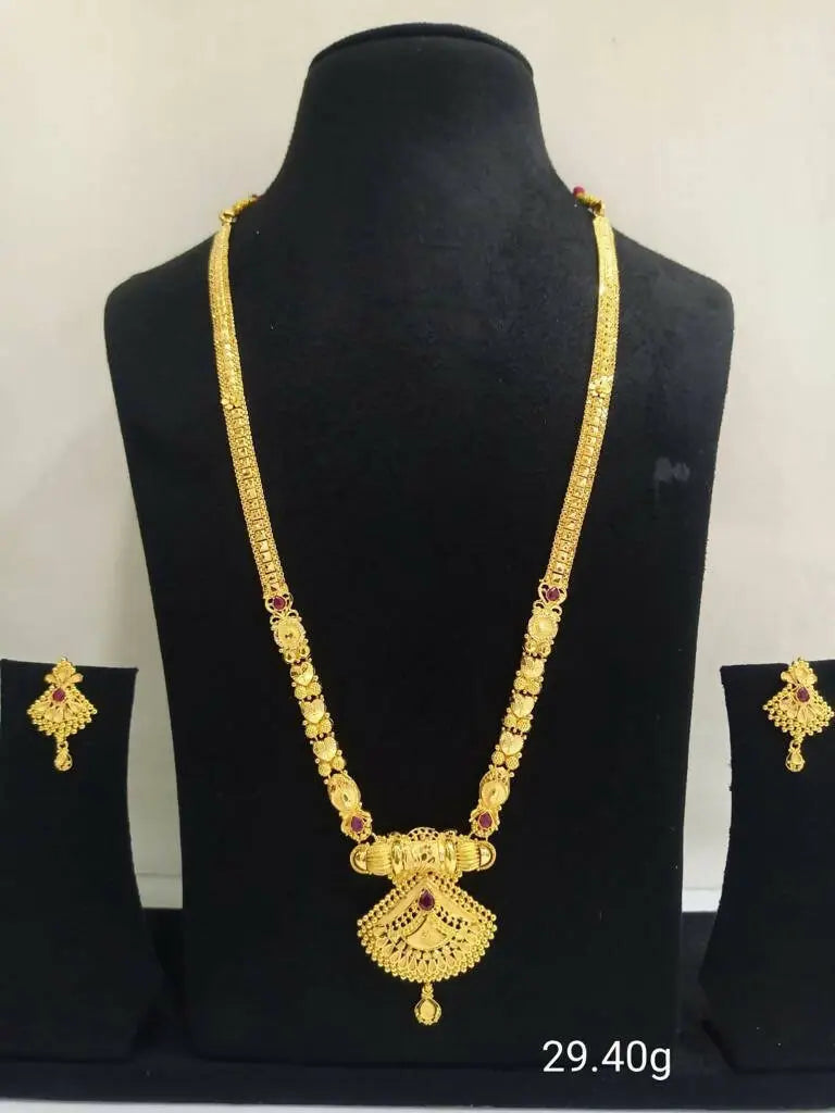 Gold Long Set Sarafa Bazar India