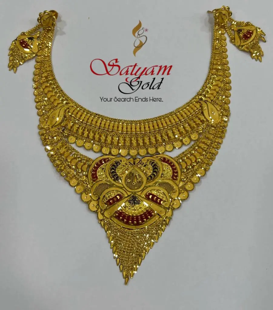 Gold Necklace Sarafa Bazar India