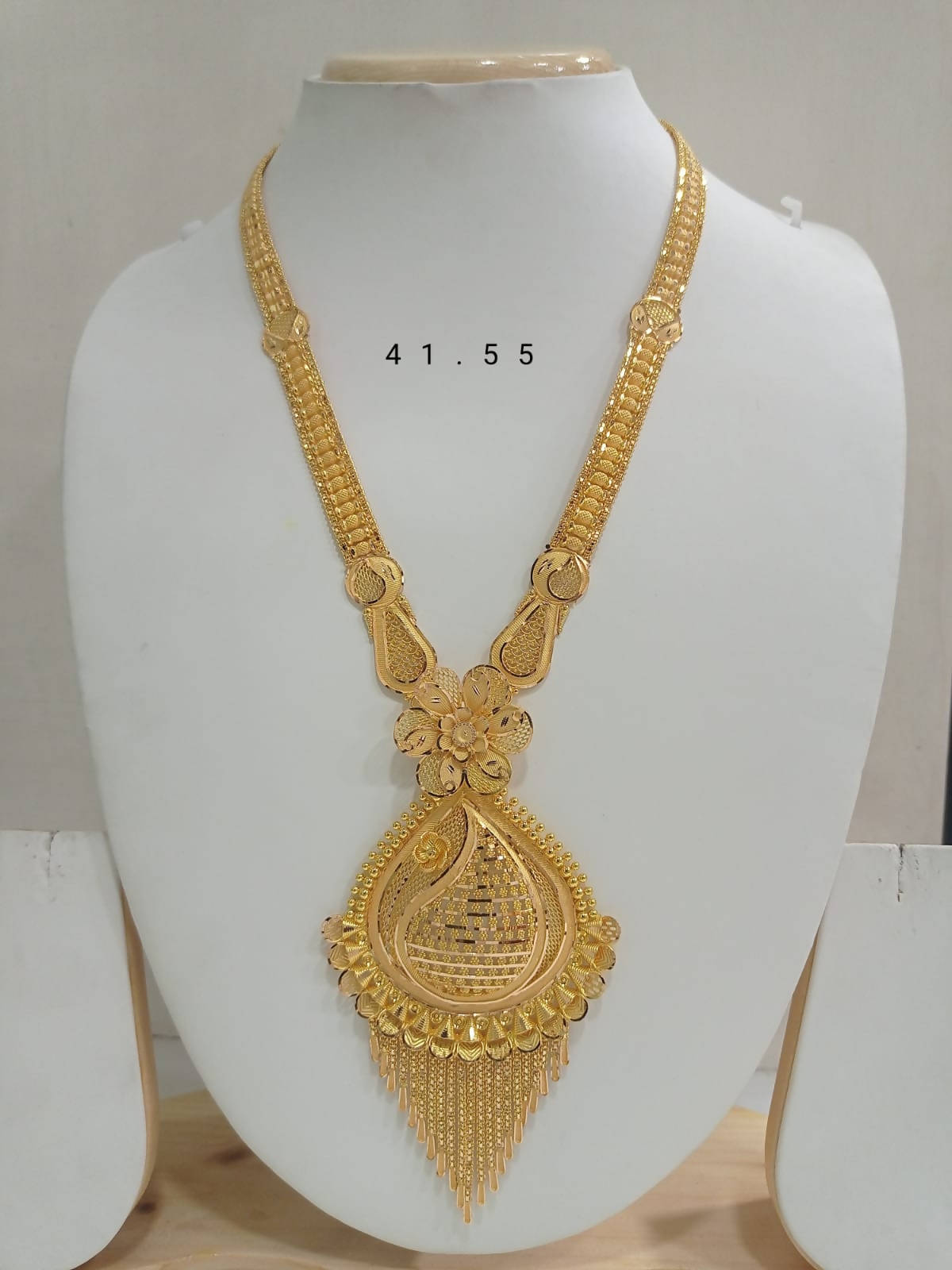 Gold Long Set Sarafa Bazar India