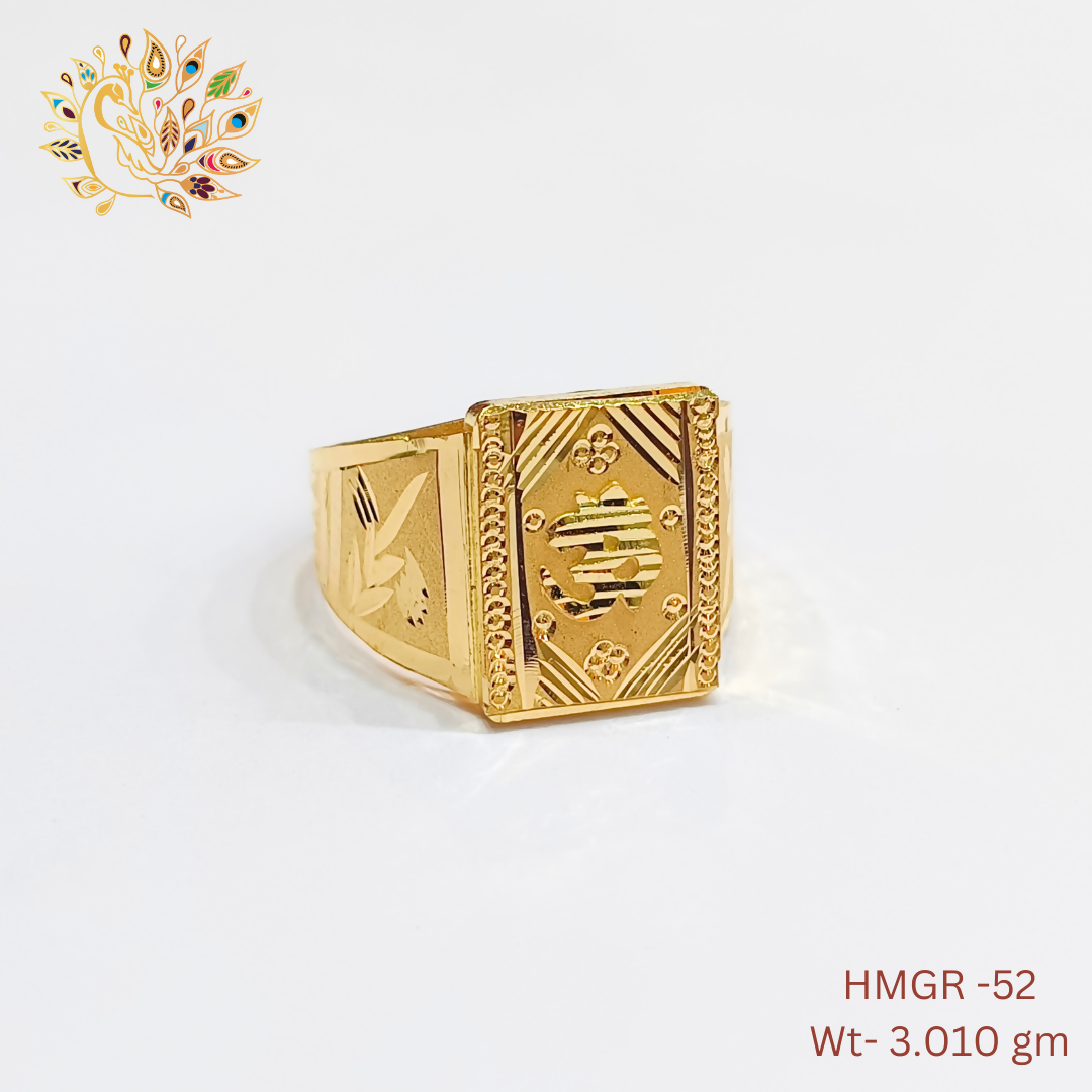 Buy quality 916 HALLMARK GOLD RING in Mumbai