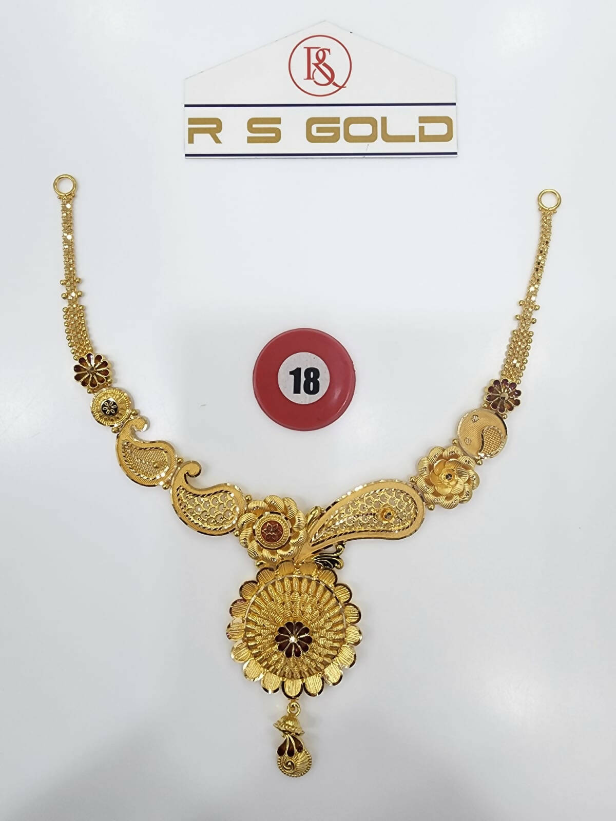 Gold Necklace Sarafa Bazar India