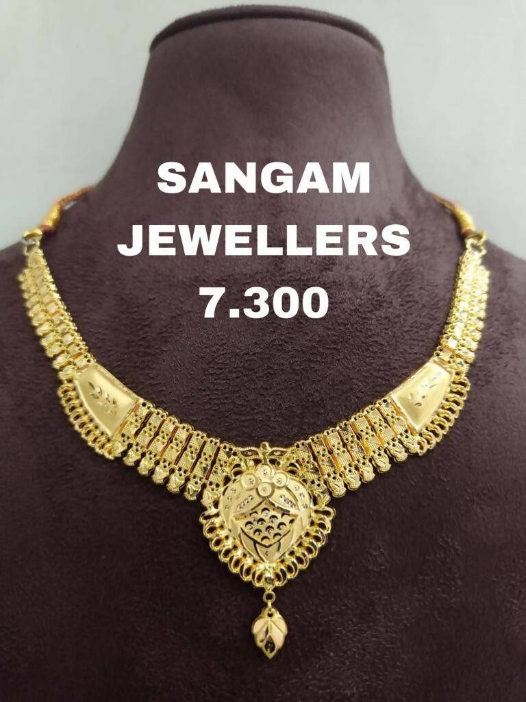 Gold Necklace Sarafa Bazar India