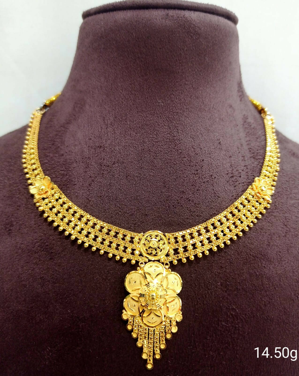 Gold Necklace Sarafa Bazar India