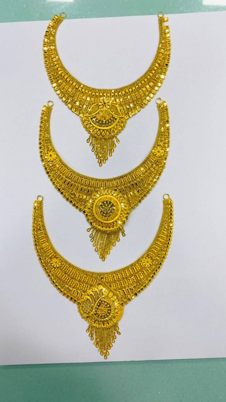 Gold Necklace Sarafa Bazar India