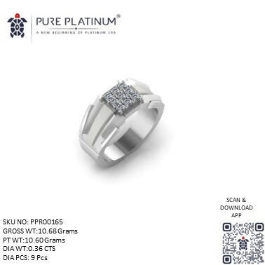 Platinum Gents Ring