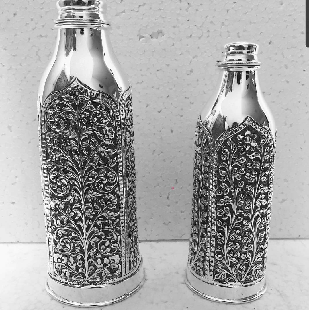 Silver Water Bottle Sarafa Bazar India