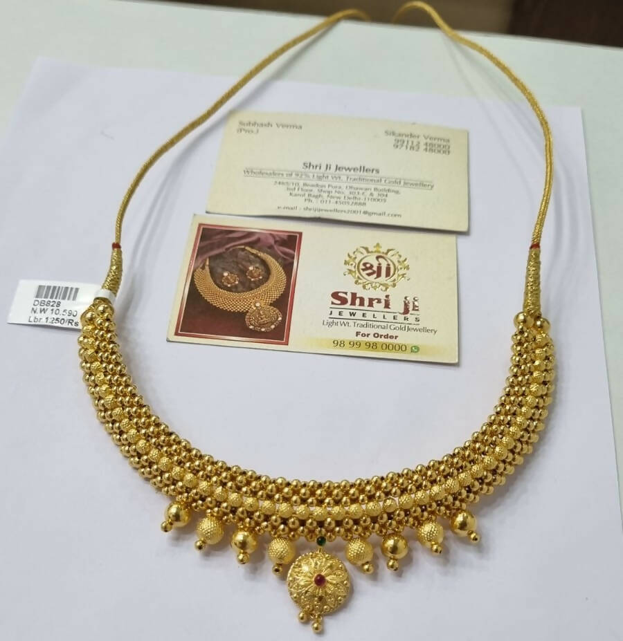 Light Weight Ghalsari Necklace Sarafa Bazar India